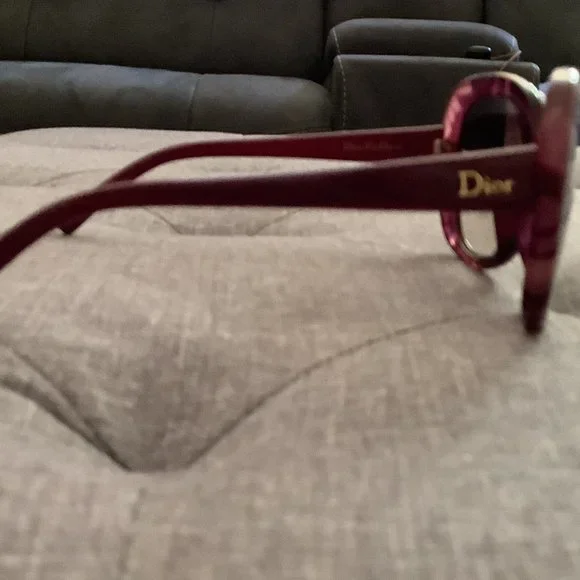Christian Dior Tie Dye1 Sunglasses in purple flower frame